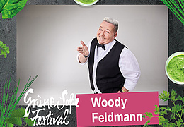 Woody Feldmann at the Green Sauce Festival