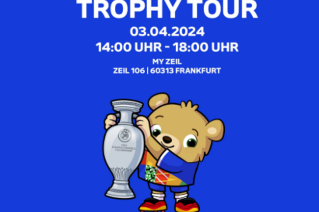 EM-Pokal kommt nach Frankfurt: Trophy Tour macht Halt im MyZeil!
