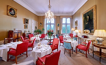 English Afternoon Tea from now on in the Empress Suite of Schlosshotel Kronberg