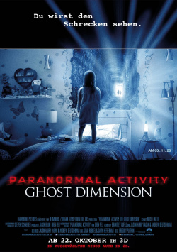 Main poster and trailer for PARANORMAL ACTIVITY: GHOST DIMENSION 3D