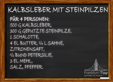 Kalbsleber mit Steinpilzen