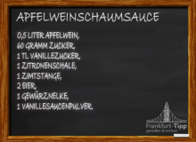 Apfelweinschaumsauce