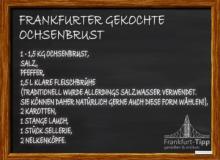 Frankfurter gekochte Ochsenbrust