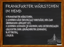 Frankfurter Würstchen im Hemd