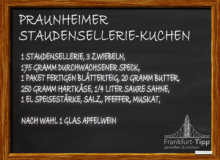 Praunheimer Staudensellerie-Kuchen