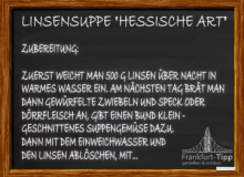 Linsensuppe 'hessische Art'