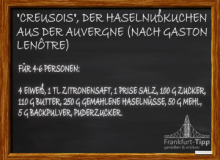 'Creusois', der Haselnußkuchen aus der Auvergne (nach Gaston Lenôtre)