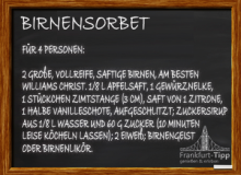Birnensorbet