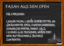 Fasan aus dem Ofen
