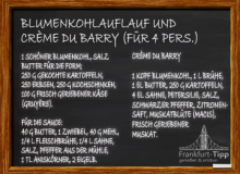 Blumenkohlauflauf und Crème du Barry