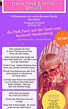 THINK PINK & SHINE BRIGHT - die verrückteste Nacht des Jahres auf der Insel vom Seehotel Niedernberg