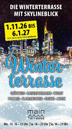 Main Winterterrasse - Weihnachtsmarkt am Eisernen Steg