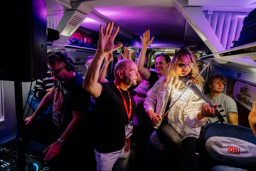 Ein ICE als rollendes Zukunftslabor