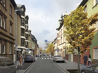 Umgestaltung der Straße Alt-Nied beginnt