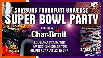 VIP-Tickets für Super Bowl Party zu gewinnen