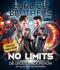 Ehrlich Brothers kommen mit neuer Weltrekord-Stadion-Show 'NO LIMITS' 2026 nach Frankfurt