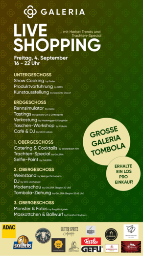 LIVE SHOPPING @ GALERIA IM MAIN-TAUNUS-ZENTRUM