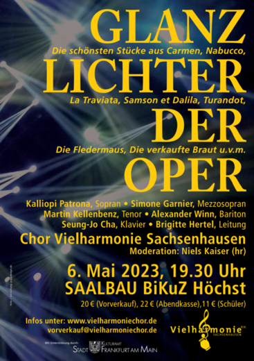 Glanz Lichter der Oper - Chor Vielharmonie Sachsenhausen