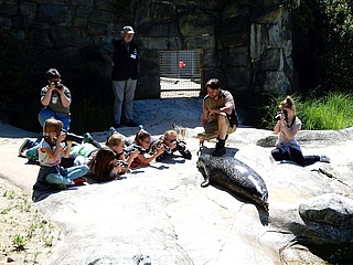 Vernissage of the exhibition: Please smile - Children photograph zoo animals