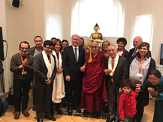 Dalai Lama zu Besuch in Frankfurt