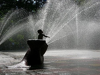 Water playground in the Tannenwald is about to reopen