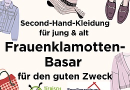 Frauenklamottenbasar für den guten Zweck