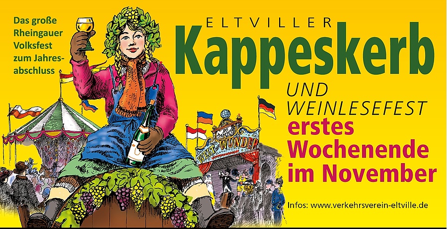 Weinlesefest und Eltviller Kappeskerb 2026