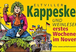 Weinlesefest und Eltviller Kappeskerb 2026