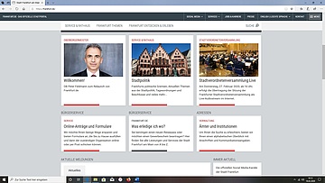 Internetauftritt der Stadt Frankfurt erstrahlt in neuem Glanz