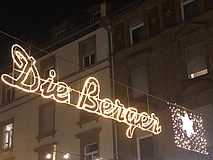 Where does Frankfurt shine the brightest at Christmas?