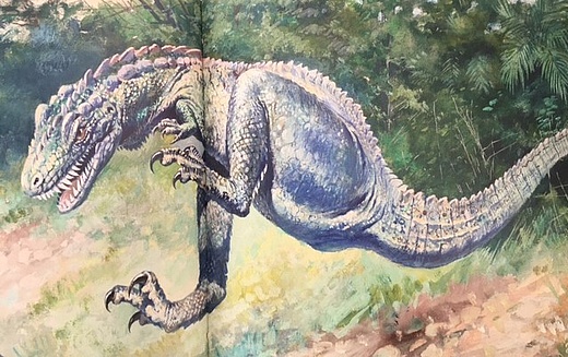 Dinosaur art and wine tasting