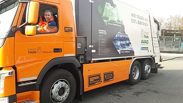 FES testet vollelektrisches Müllfahrzeug 'Futuricum'