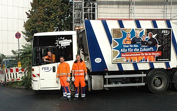 FES presents new training vehicle in waste disposal