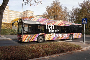 'Stromer' auf der Buslinie 75 – Die erste zu 100 Prozent elektrische Buslinie in Hessen