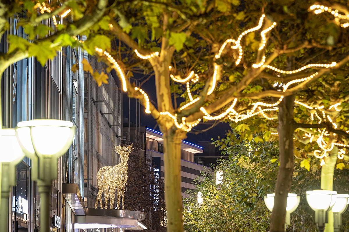 Christmas Lighting On The Zeil Should Help The Frankfurt Retail Trade Frankfurt Tipp