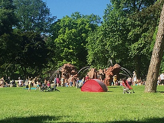 Start of the season at Frankfurt's water playgrounds