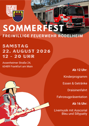 Sommerfest der Freiwilligen Feuerwehr Rödelheim