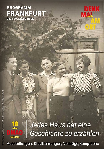 DENK MAL AM ORT 2026 – Frankfurt