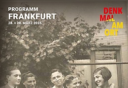 DENK MAL AM ORT 2026 – Frankfurt