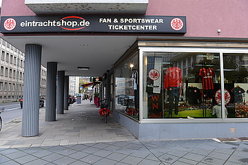 Eintracht: Farewell to the fanshop in Bethmannstraße