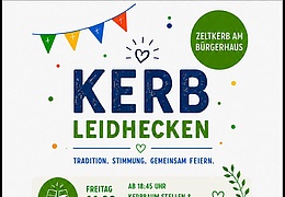 Zeltkerb Leidhecken 2026
