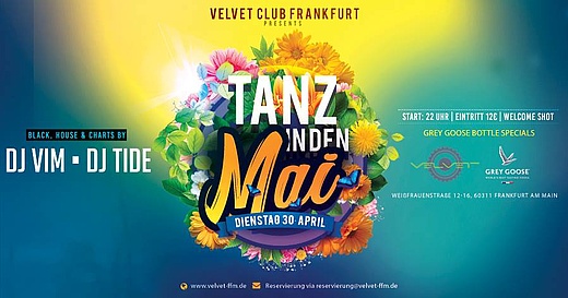 VELVET CLUB Tanz in den Mai
