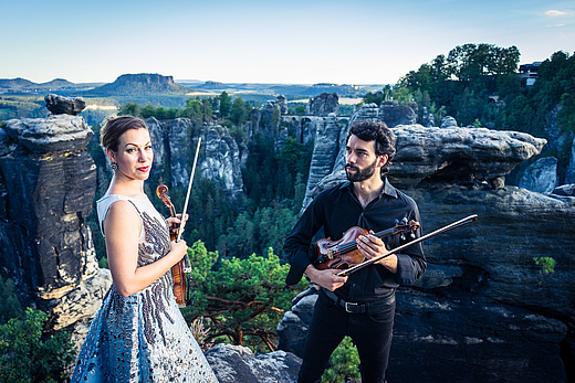 Salonkonzert-Soirée mit The Twiolins im Schlosshotel Kronberg