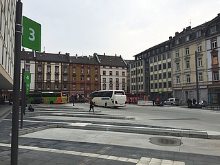 New long-distance bus station in Frankfurt has started operations