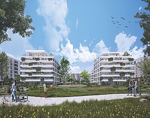 The new Schönhof quarter in Bockenheim: competition for construction site C has been decided