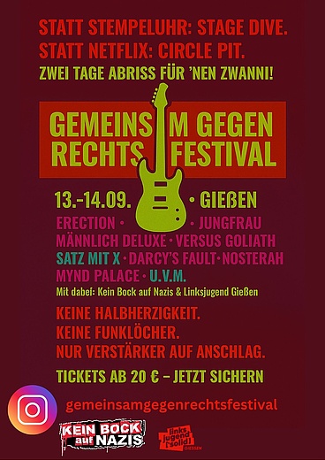 Gemeinsam gegen Rechts Festival