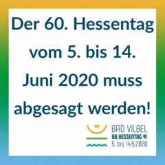 Der Hessentag 2020 in Bad Vilbel ist abgesagt