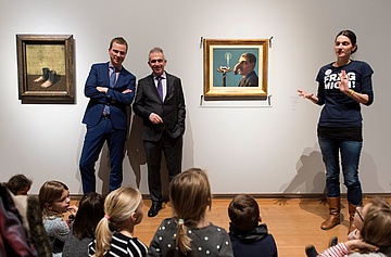 Lord Mayor Feldmann opened Schirn exhibition on René Magritte