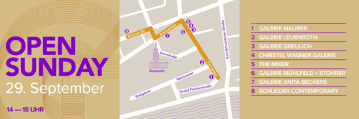 Open Sunday der Galerien Frankfurt Mitte