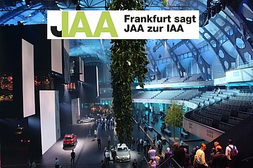 Frankfurter Mobilitäts-Botschaft: 'Frankfurt sagt JAA zur IAA'